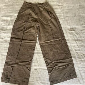 Oak & Fort Linen Wide Leg Pants
